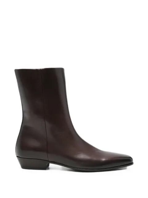 Pantanetti leather ankle boots