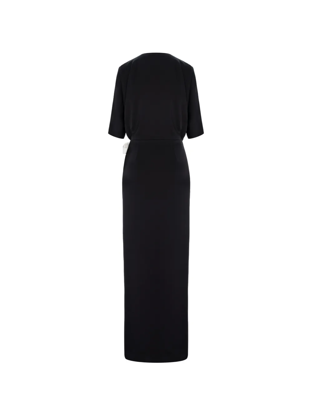 V:PM ATELIER Samantha gedrapeerde maxi-jurk Zwart