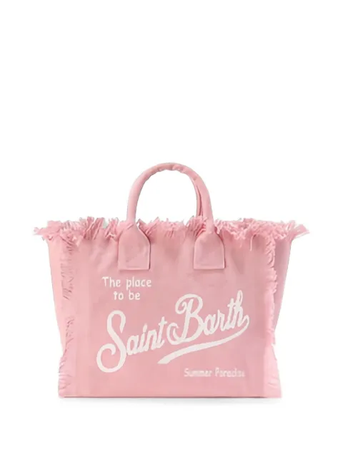 MC2 Saint Barth Kids Colette frayed beach bag