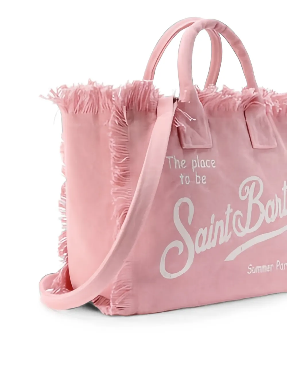 MC2 Saint Barth Kids Colette gerafelde strandtas Roze