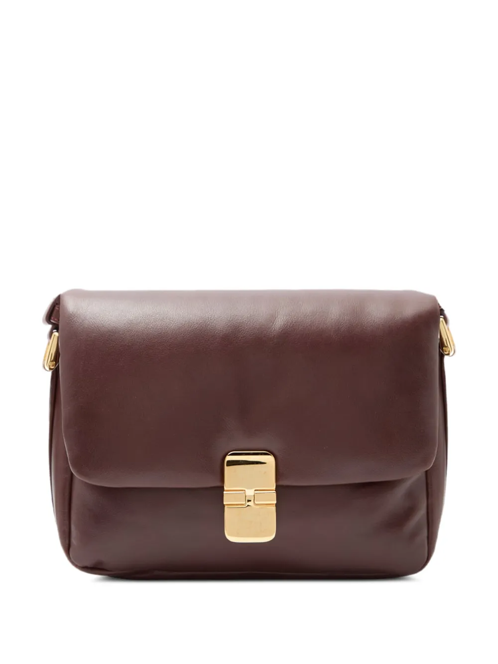 A.P.C. Grace Schultertasche aus Leder - Braun