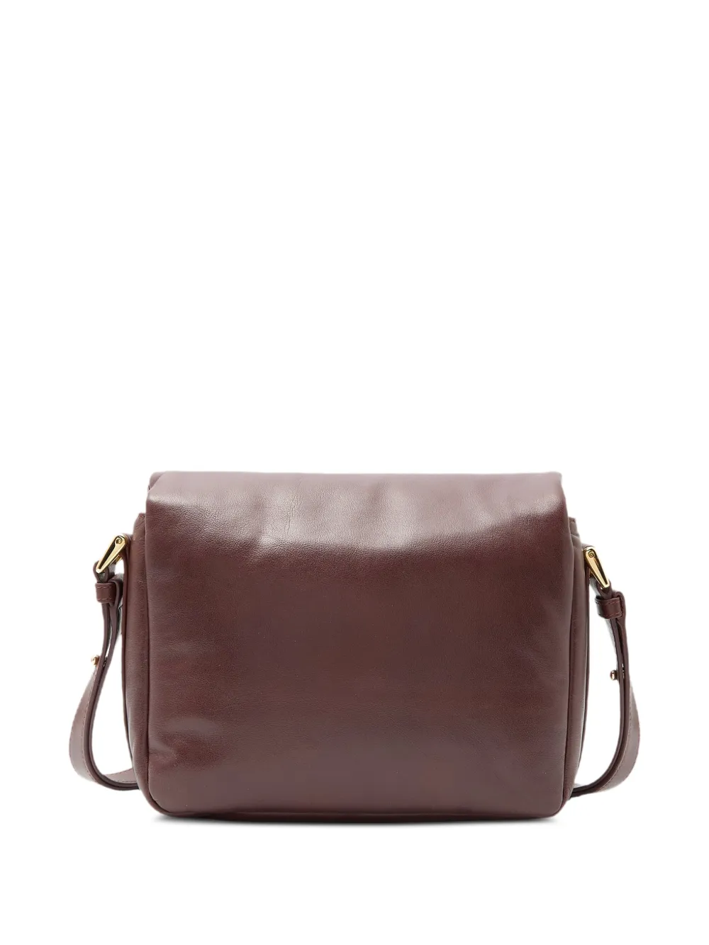 A.P.C. Grace leren schoudertas met klepsluiting Bruin