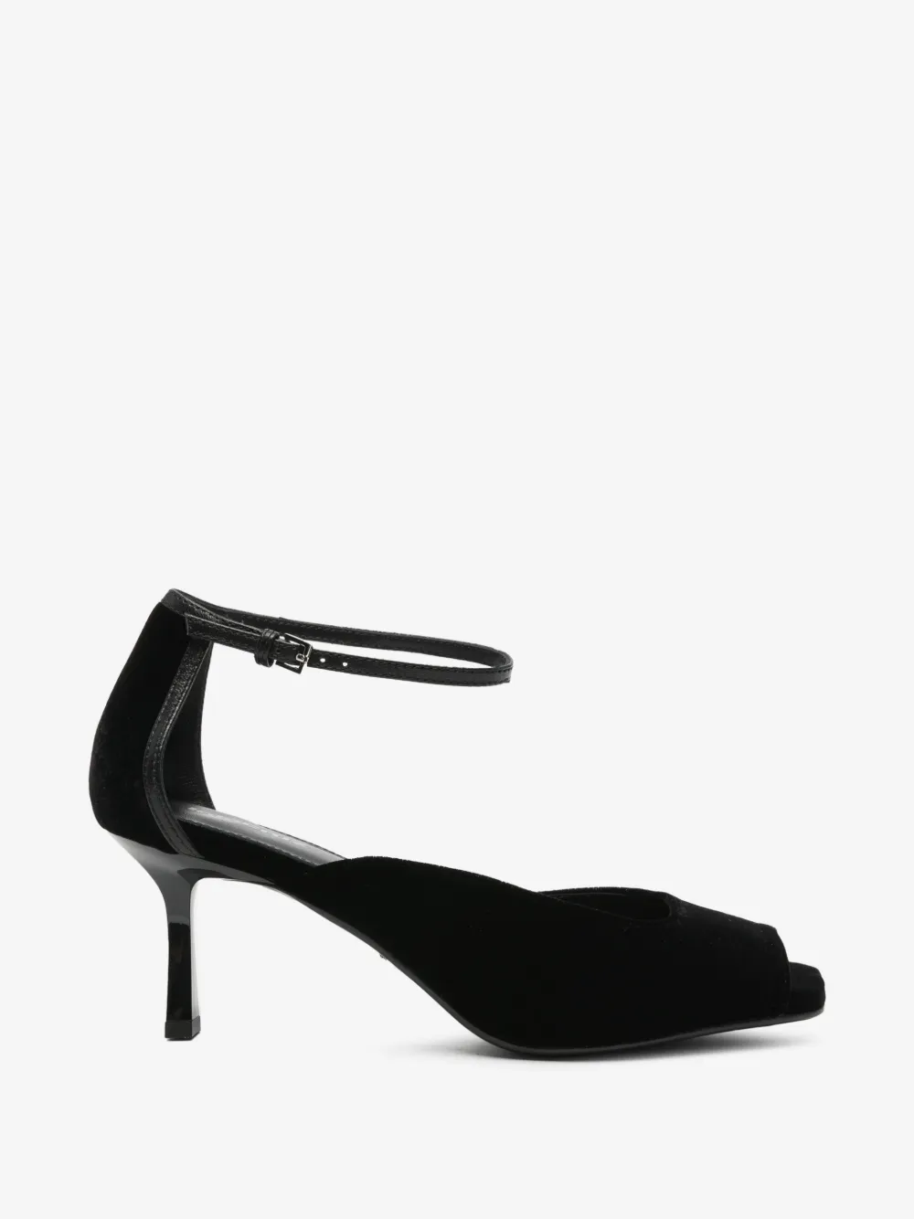 Qelina ankle-strap peep-toe pumps