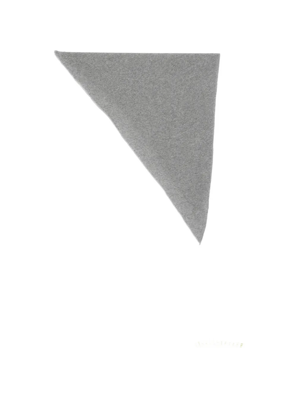 Faliero Sarti triangle-shape scarf - Grigio