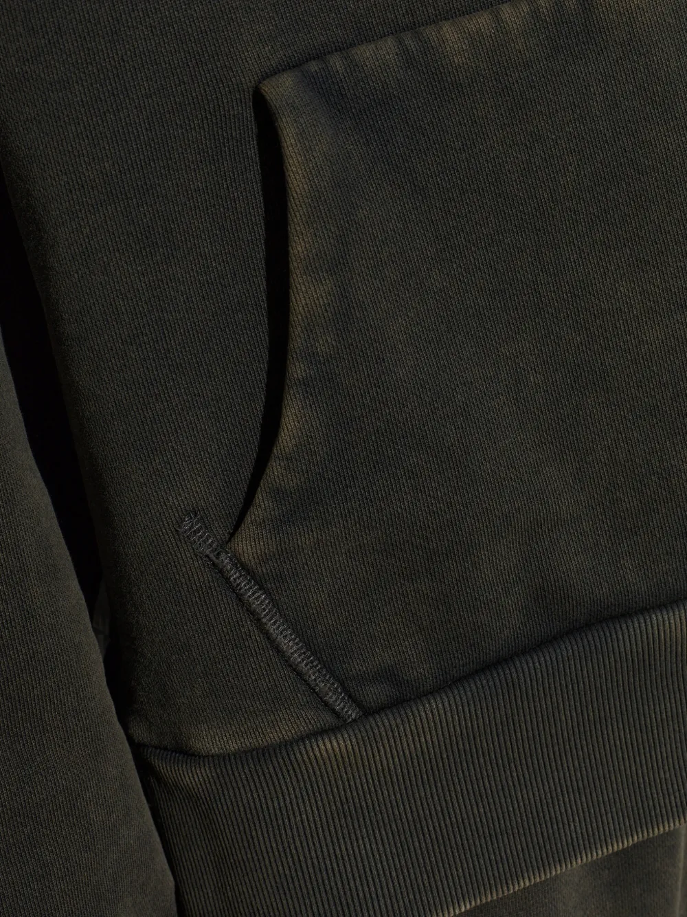 ENTIRE STUDIOS Hoodie van katoenen-jersey met verwassen effect Grijs