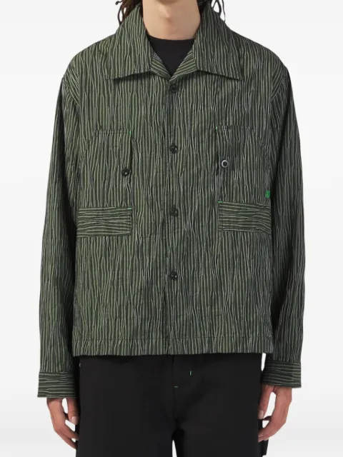 Nicholas Daley Dobby stripe shirt