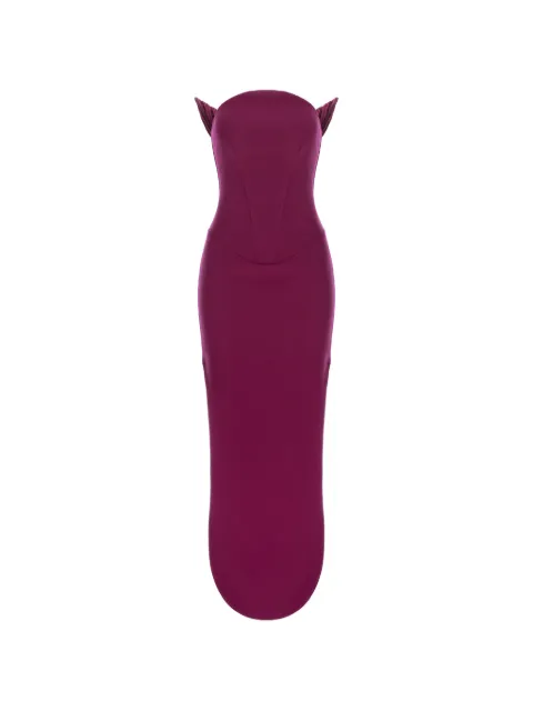 V:PM ATELIER Billie ruched-detail maxi dress