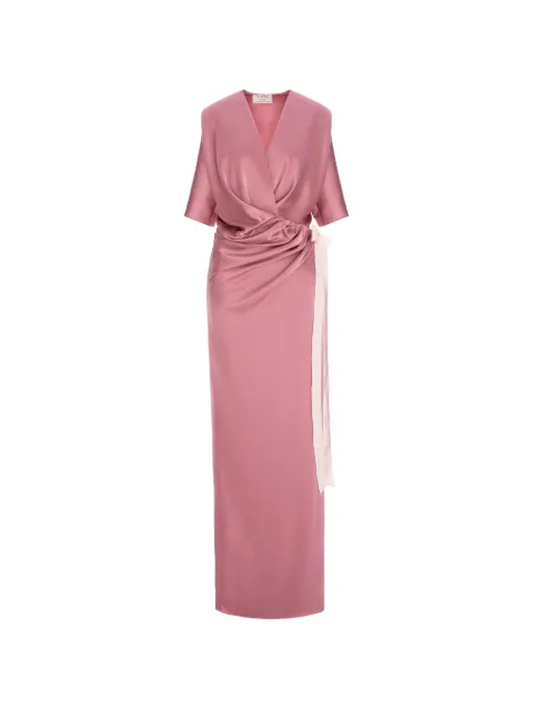V:PM ATELIER Samantha wrap-style maxi dress