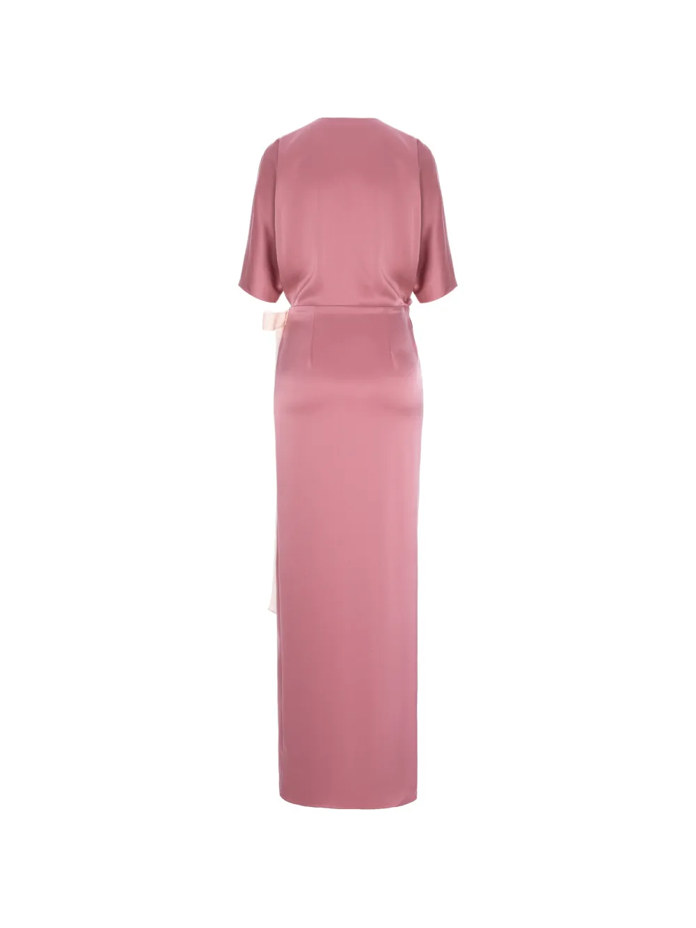 V:PM ATELIER Samantha maxi-jurk met wikkel-design Roze