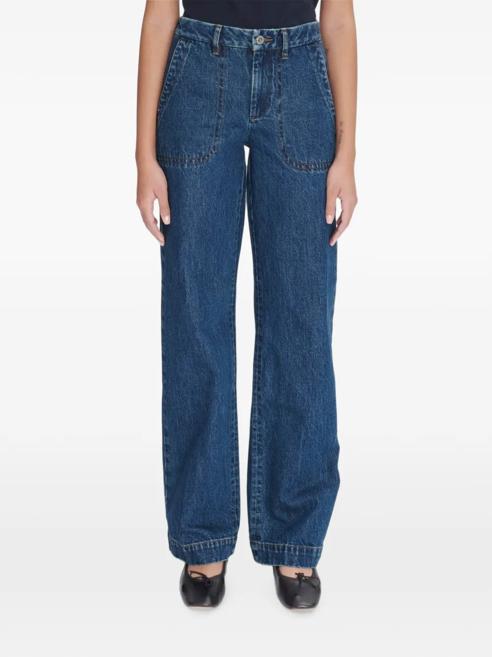 A.P.C. Seaside straight jeans Blauw