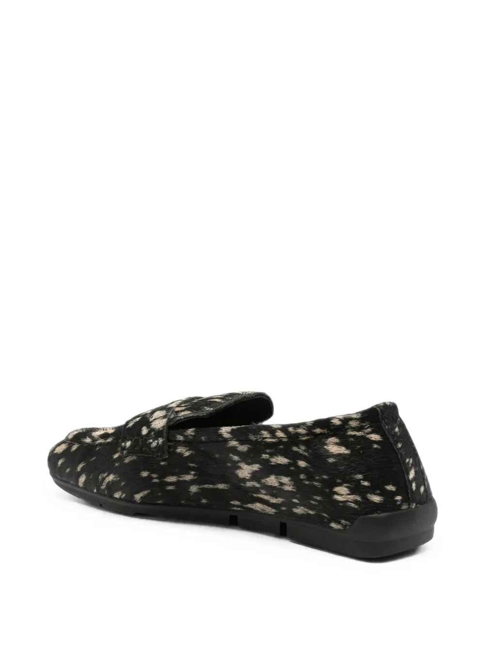Ash Barkley animal-print loafers Zwart