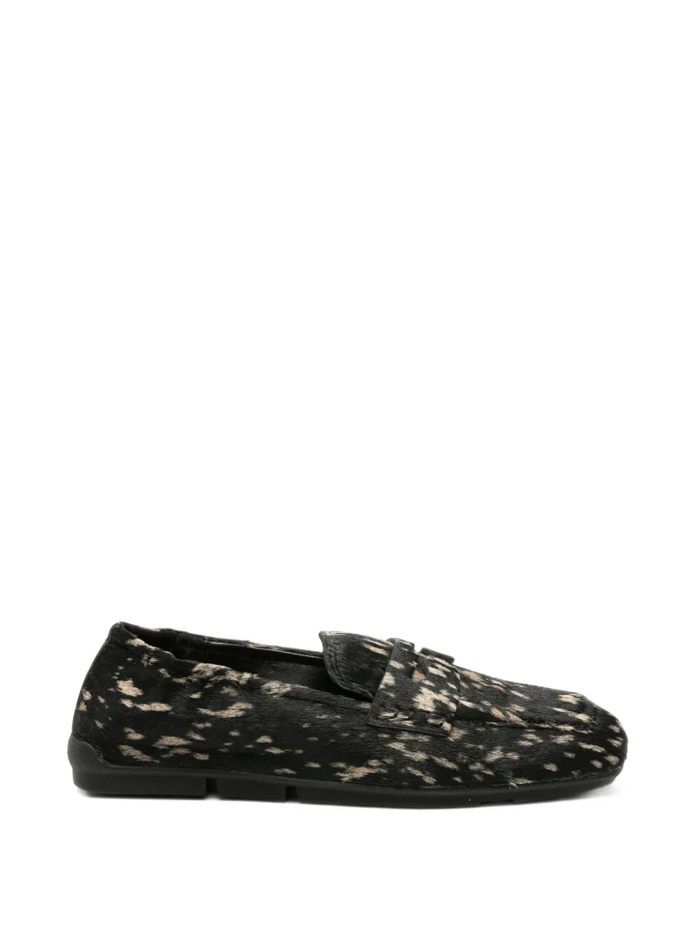 Ash Barkley animal-print loafers - Nero