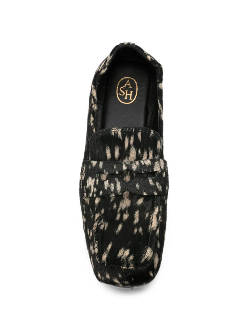 Ash Barkley animal-print loafers Zwart