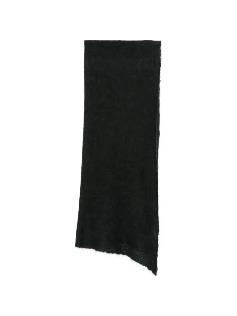 Faliero Sarti brushed raw-edge scarf