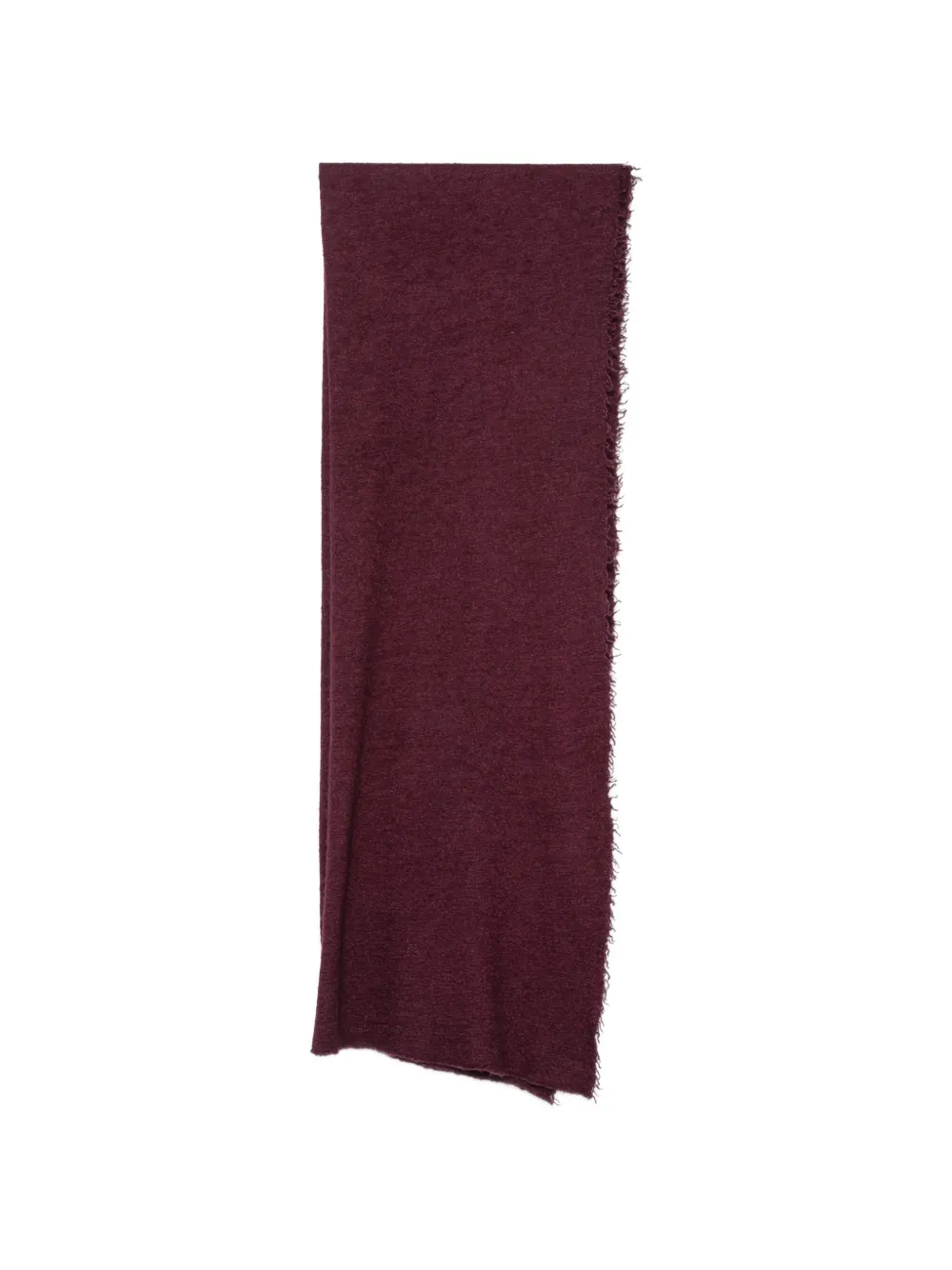 Faliero Sarti frayed-edge scarf - Rosso