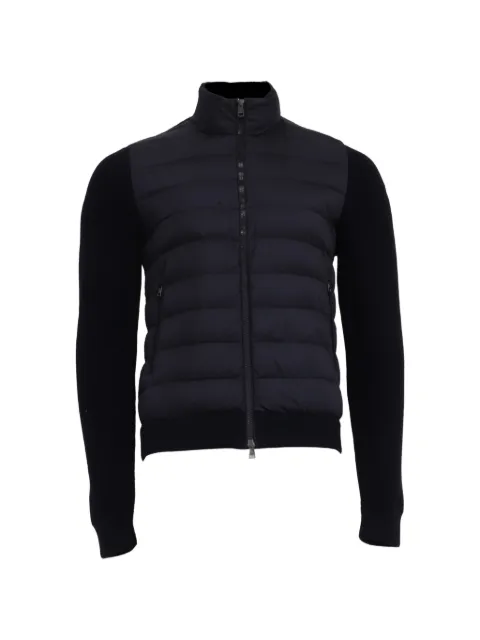 Moncler Vintage quilted panelled sweater
