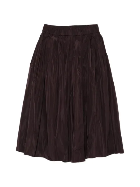 SUSANNE BOMMER gathered pleated midi skirt