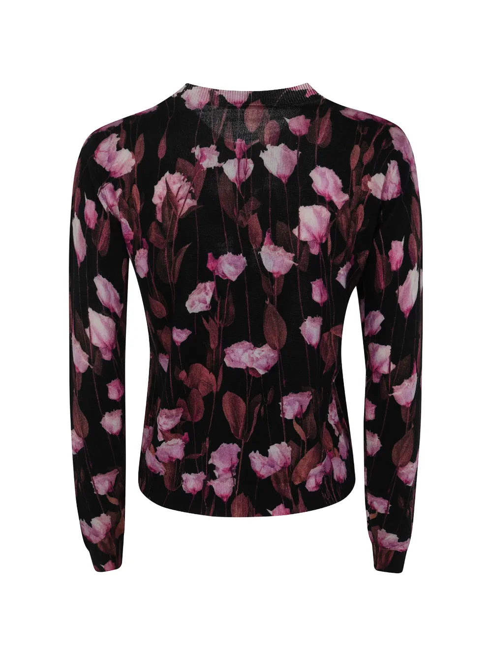 IN BED WITH YOU Vest met bloemen-print en geometrisch patroon Zwart