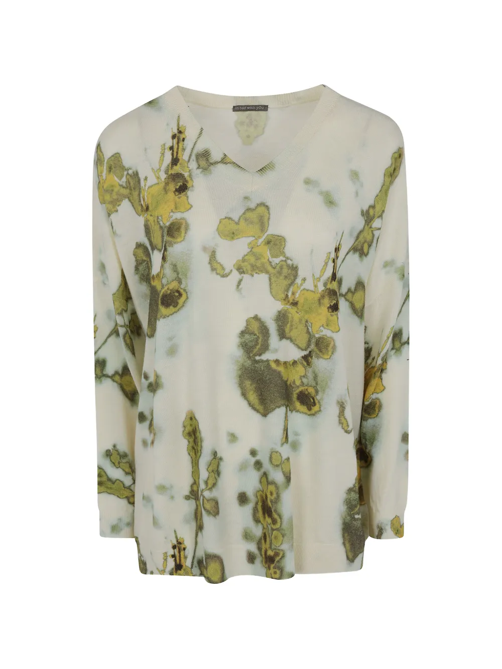 IN BED WITH YOU floral-print sweater