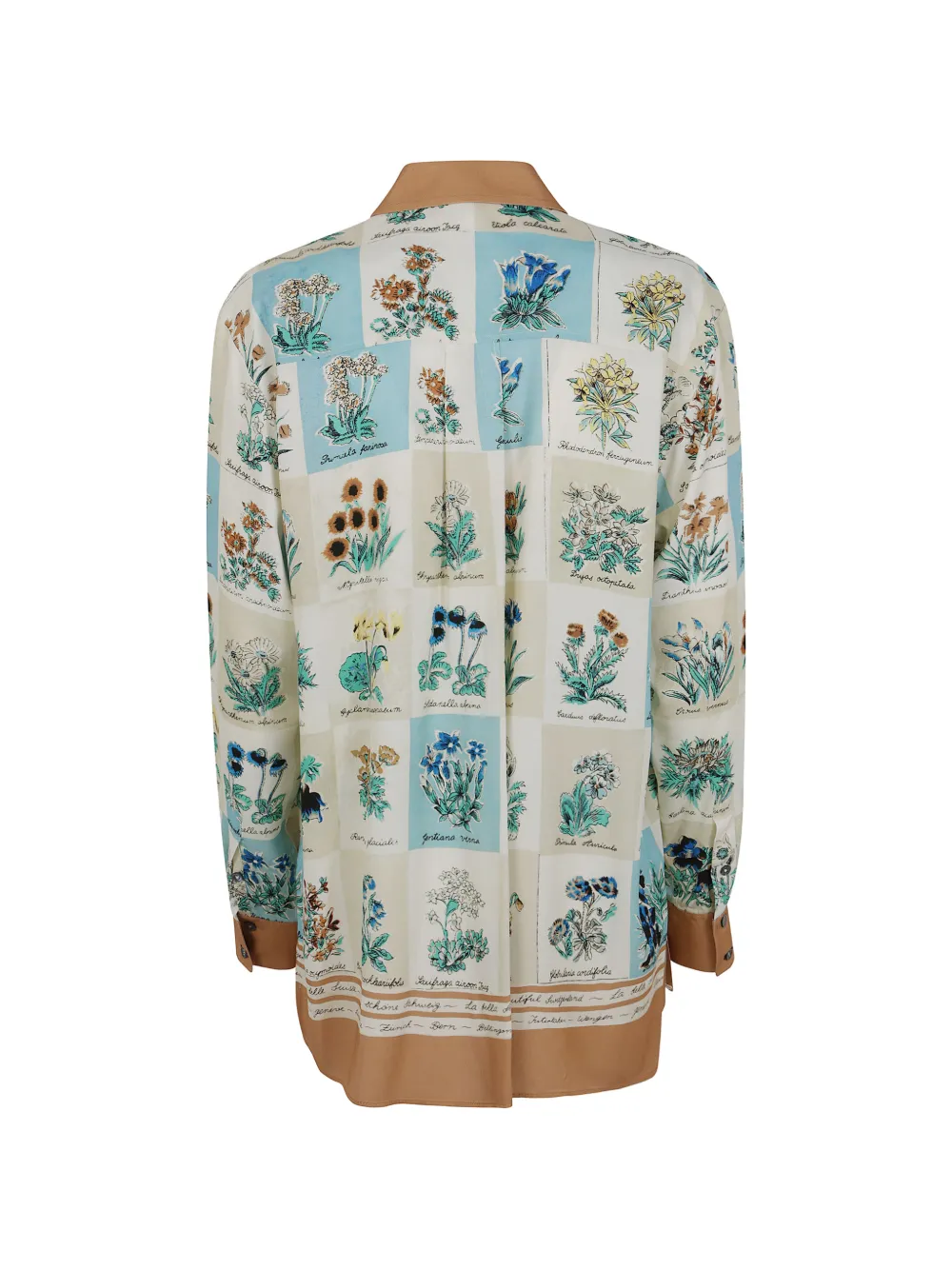 Paul Smith 'floral Scarf' Print Shirt in Neutrals, view 2