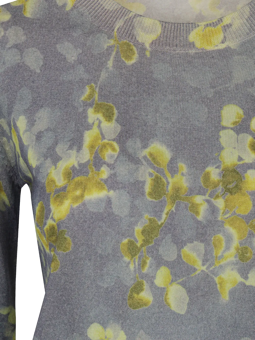 IN BED WITH YOU Trui met bloemenprint Grijs