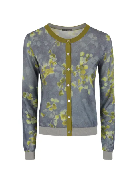 IN BED WITH YOU floral-print wool cardigan