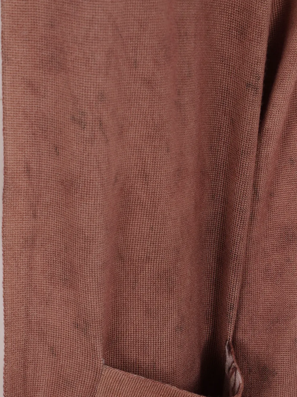 IN BED WITH YOU Vest met bloemen-print en open voorkant Bruin