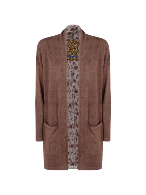 IN BED WITH YOU floral-print open-front cardigan