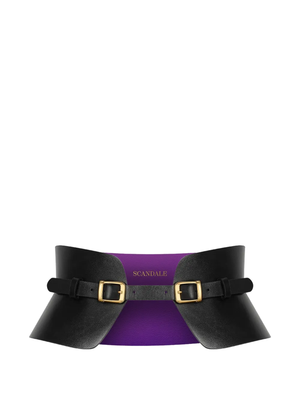 SCANDALE L'Étreinte leather corset belt