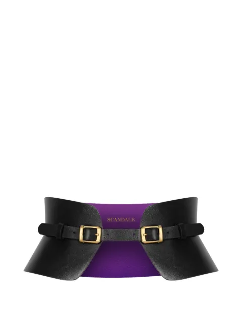 SCANDALE L'Étreinte leather corset belt