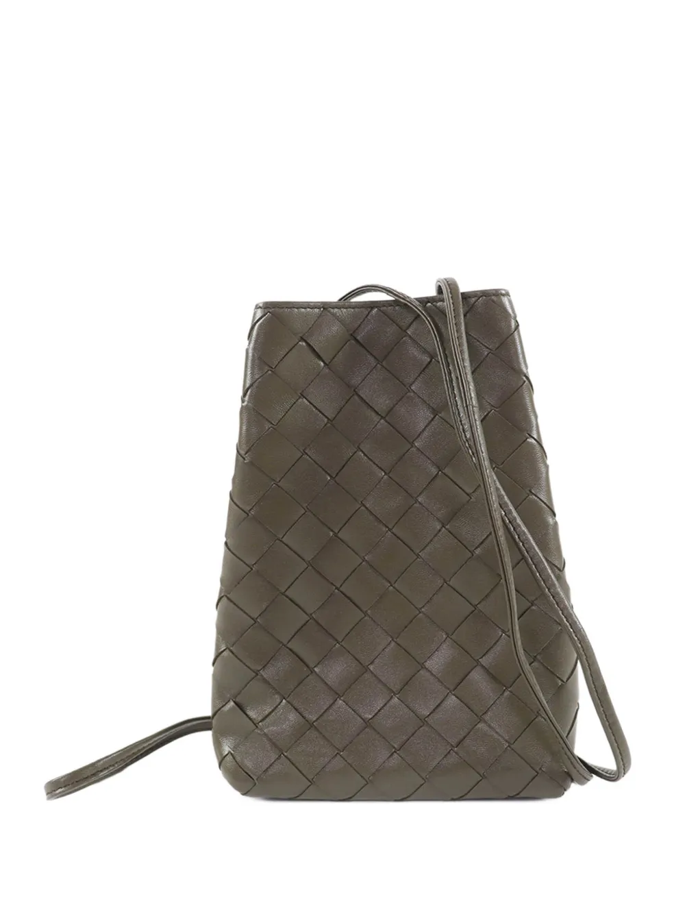 Bottega Veneta Pre-Owned 2012-2026 Nappa Intrecciato crossbody bag - Marrone