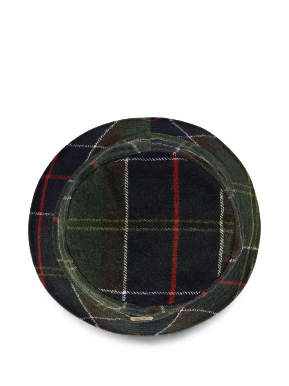 Barbour Heidi Classic vissershoed met tartan-ruit Groen
