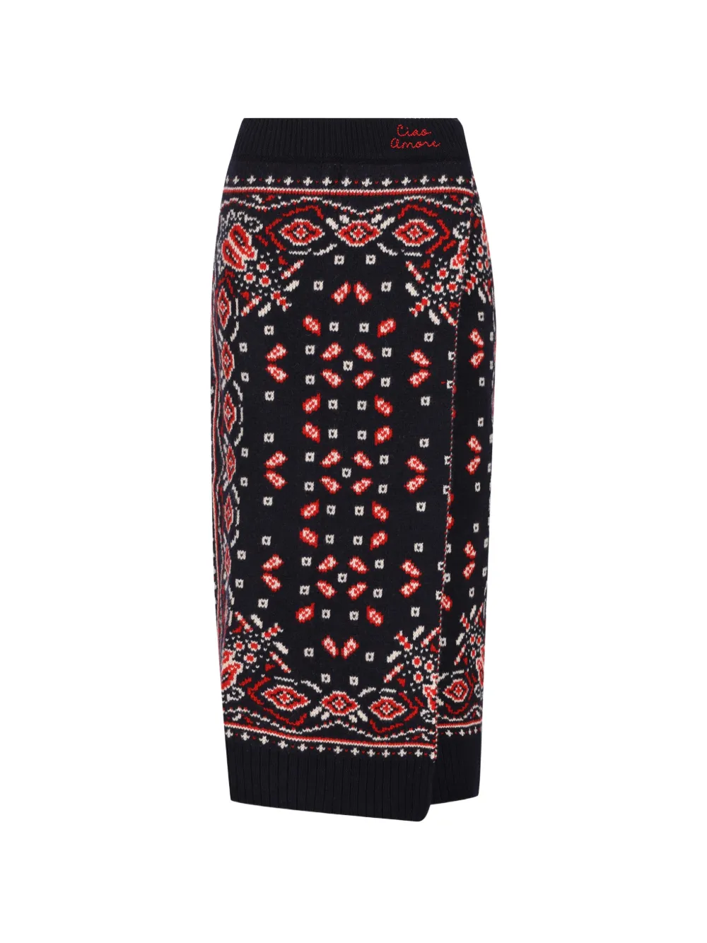 Giada Benincasa Gonna Soho bandana-print midi skirt