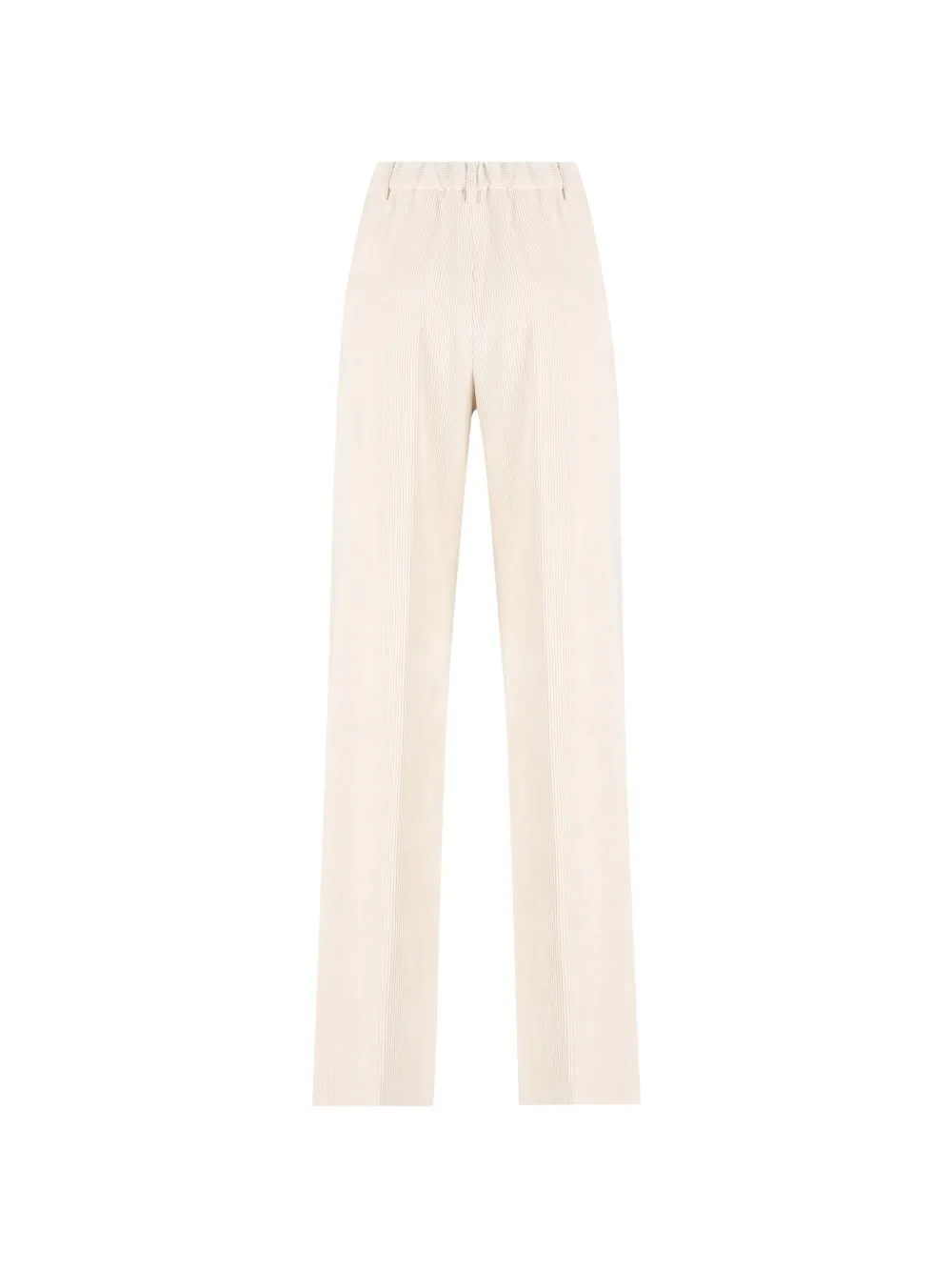 Herno Ribfluwelen straight broek Beige