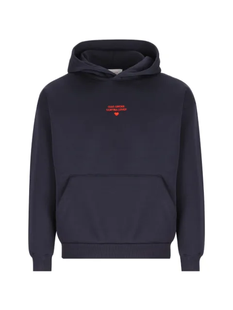 Giada Benincasa embroidered pouch-pocket hoodie