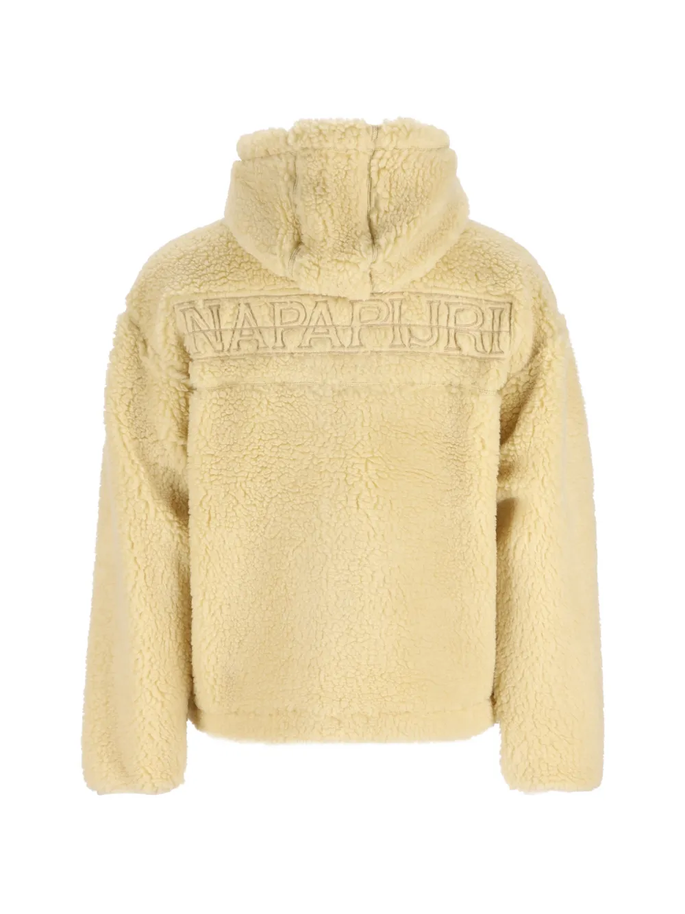 Napapijri Sherpna fleece hoodie Beige