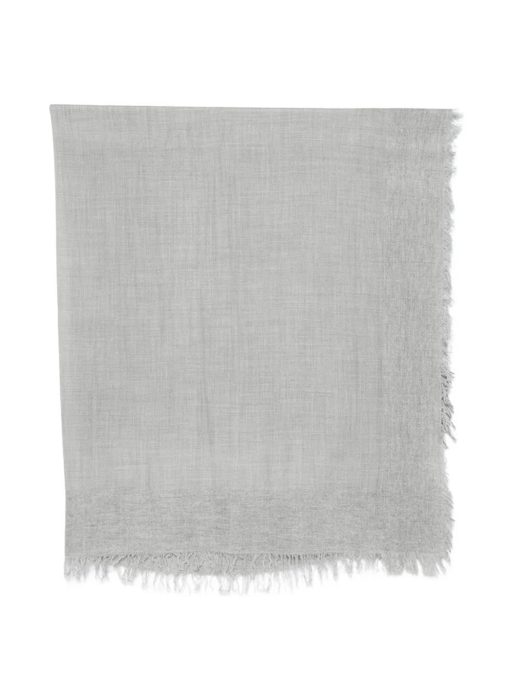 Faliero Sarti frayed-edge scarf - Grigio