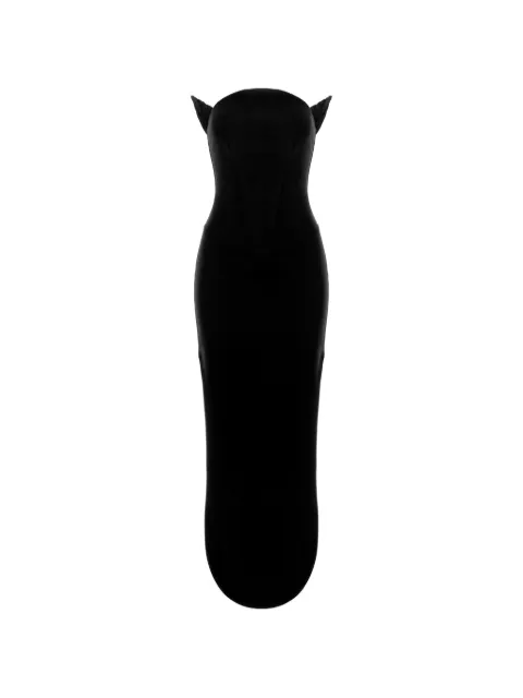 V:PM ATELIER Billie strapless corset-style maxi dress