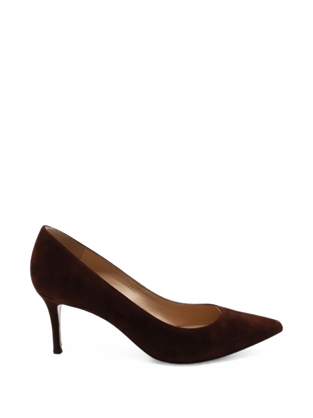 Gianvito Rossi pointed-toe pumps - Braun