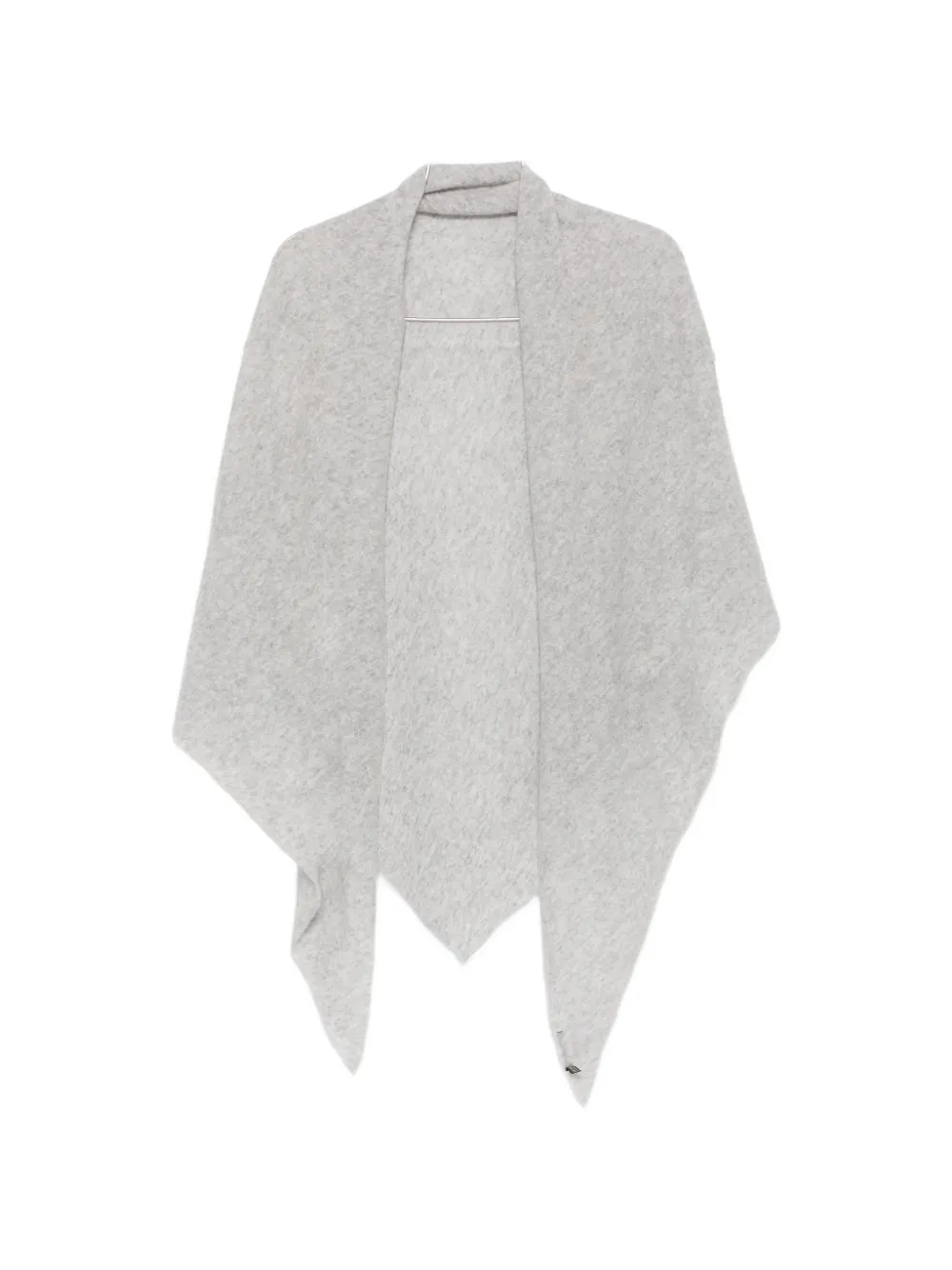 Faliero Sarti pointed-tip scarf - Grigio