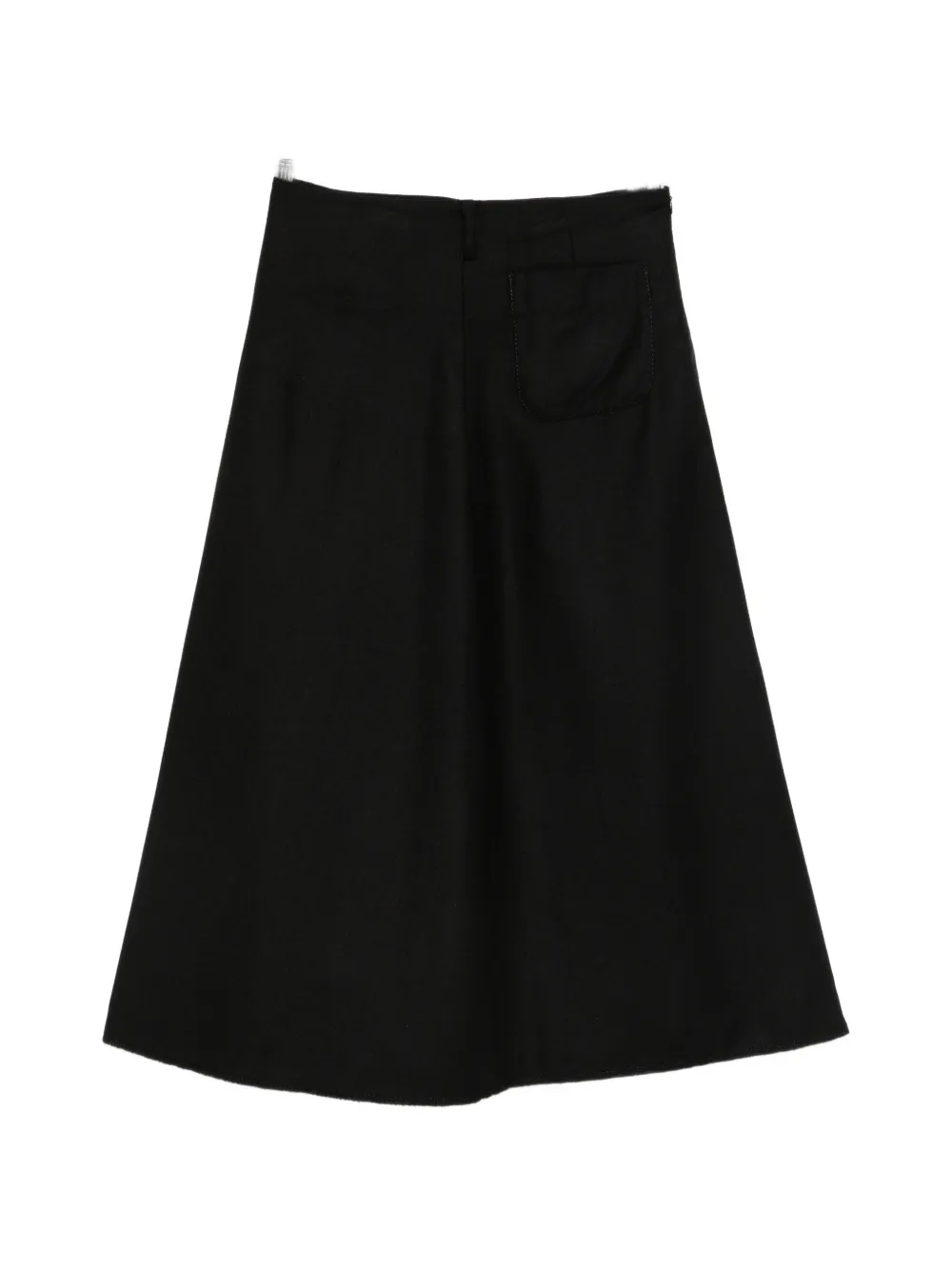 Susanne Bommer Patch-pocket Midi A-line Skirt In Black