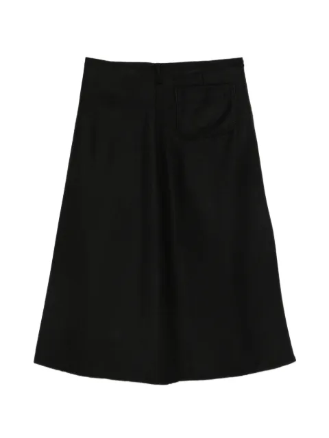 SUSANNE BOMMER patch-pocket midi A-line skirt