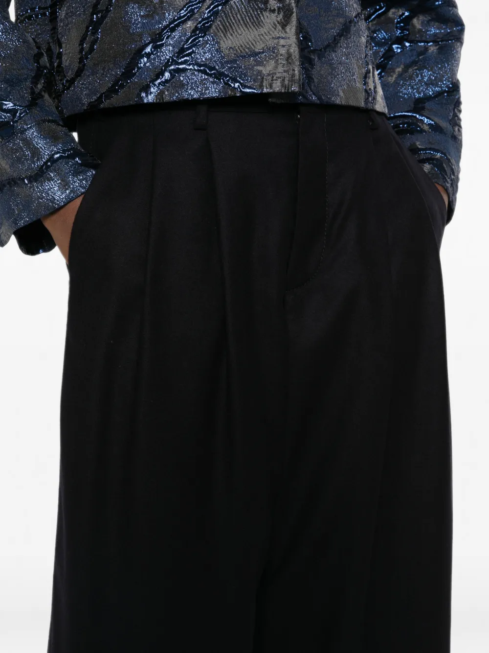 SUSANNE BOMMER Palazzo plooibroek Blauw
