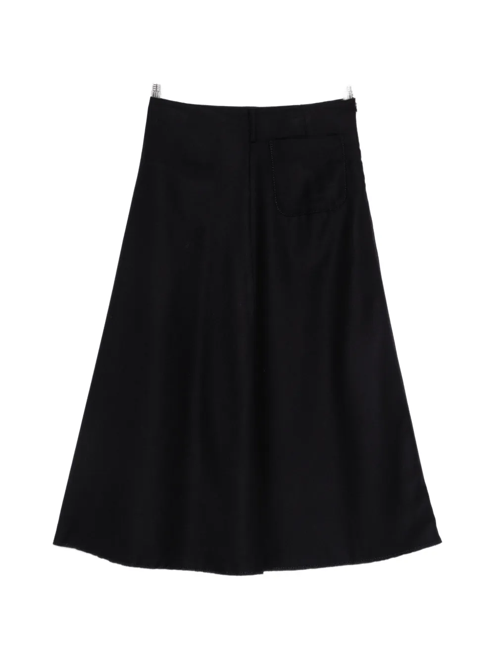 Susanne Bommer Zip-fastening Midi A-line Skirt In Blue