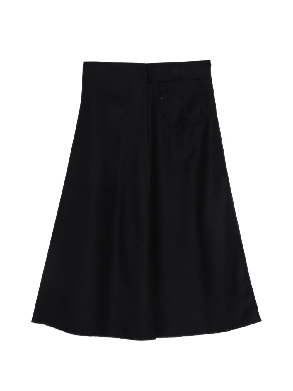 SUSANNE BOMMER zip-fastening midi A-line skirt - Blu