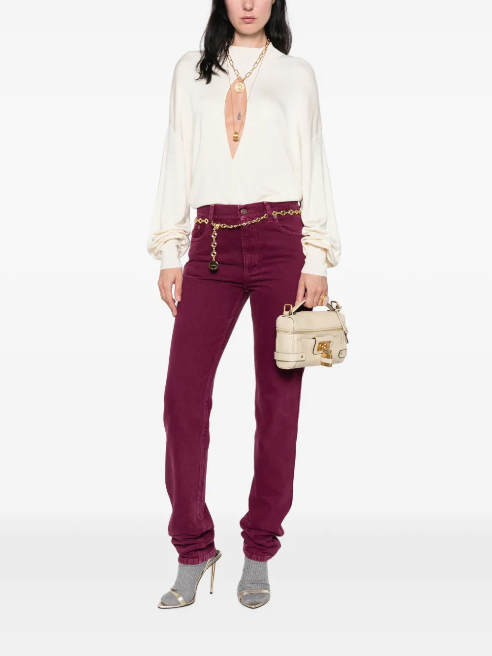 Chloé Straight jeans Paars