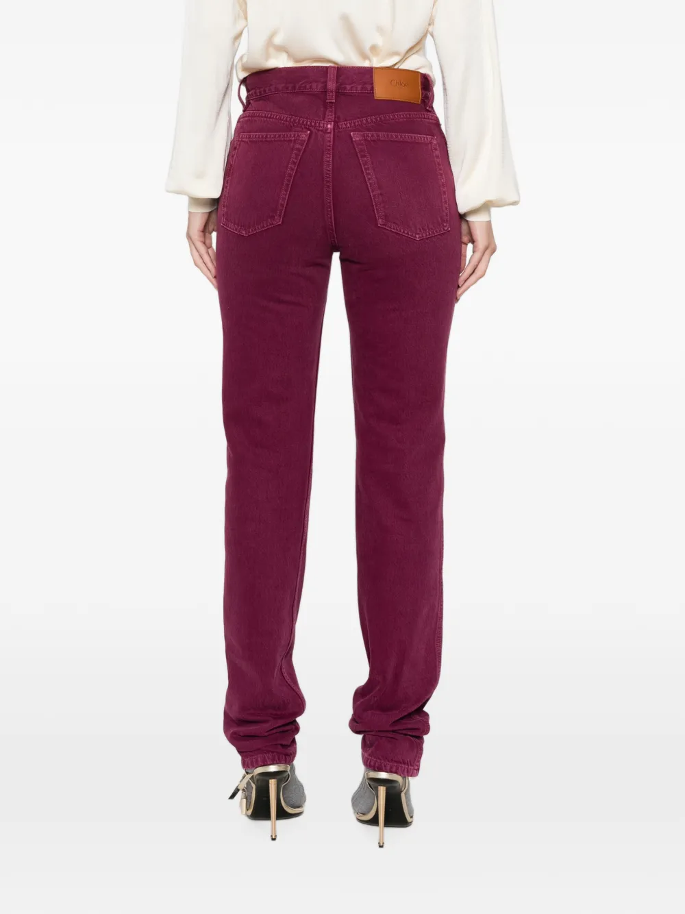 Chloé Straight jeans Paars