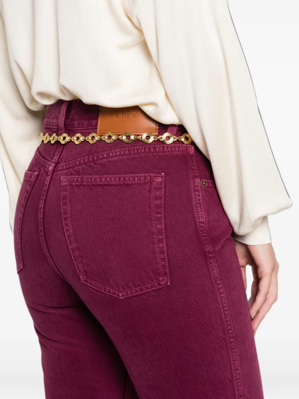Chloé Straight jeans Paars