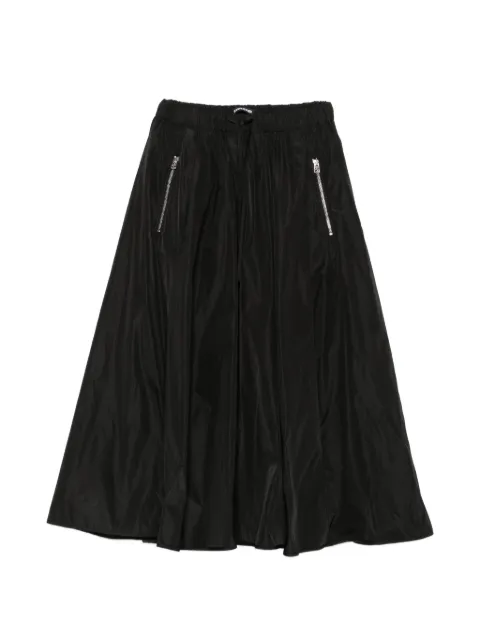 SUSANNE BOMMER drawstring-waist zip-pocket midi skirt