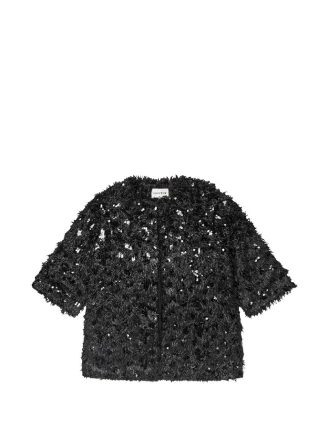 MUNTHE sequin-embellished fringed jacket
